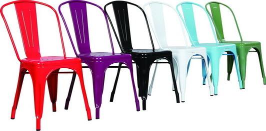 marais chair/steel chair/outdoor metal chair/stackable chair