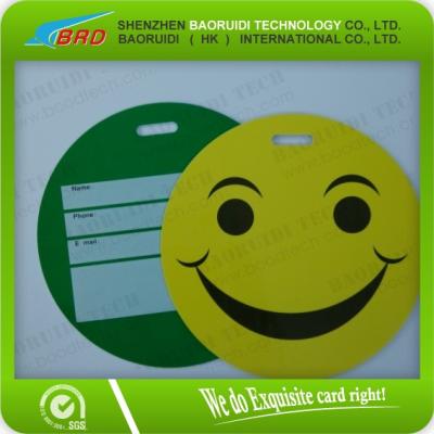 Promotional colorful PVC luggage tag
