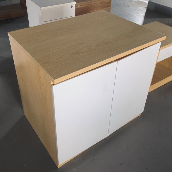 Wood Office File Storage Furniture Durable Cupboard 2 Door Cabinet