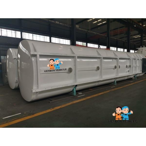 2 Axles Steel Alloy Crude Oil 50CBM Liquid Tanker Trailer Vehicle