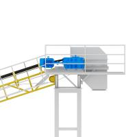 Equipamento de transporte por correia com configuração flexível 60-120 t/h