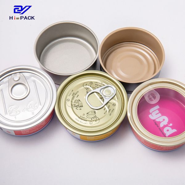 D65X27mm 80ml Gram Metal Medicine Tin Weed Packaging Metal Tobacco Tin