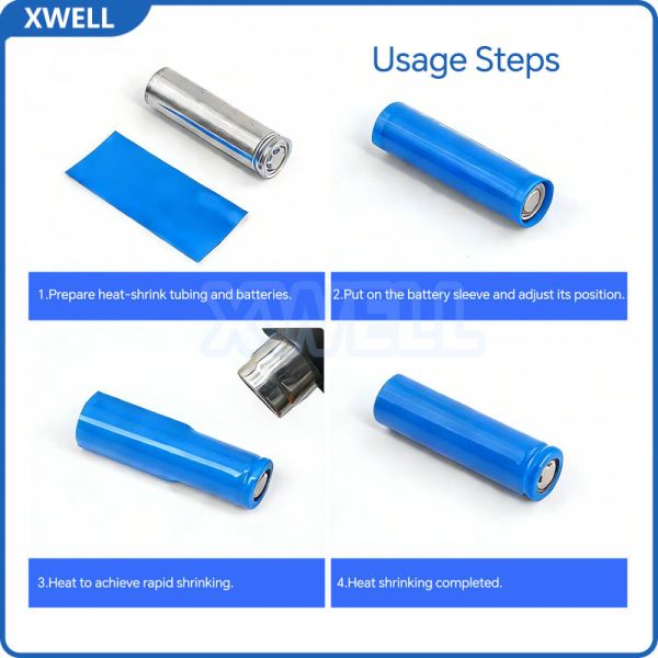 PVC Heat Shrink Tubing for Battery | Insulation Protective Sleeve for 18650/21700/26650