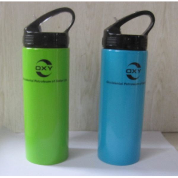 stainless steel sports bottle with straw/500ml sports bottle