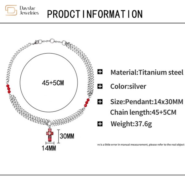 Ювелирных изделий титана хмеля людей женщин чокеровщик цепи ключицы тазобедренных стальных кровожадный