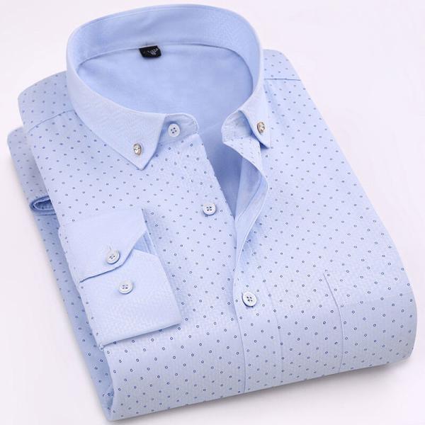Personalization Custom Fit Dress Shirts Low Temperature Ironing Anti Shrink