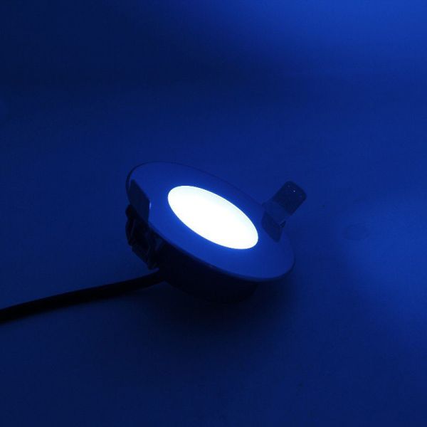 24V RGBW White Boat Recessed Ceiling Light Aluminum LED Down Light For Boat Interior