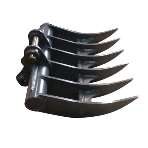 Customizable Excavator Rake Bucket For Land Clearing Soil Preparation