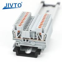 PT2.5 Bloc de borne à entraînement 2.5mm2 Connecteur à ressort alimentation à travers la bande de prise PT-2.5 Fil électrique Din Rail Contact