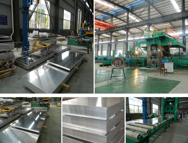 5005 5052 5083 Алюминиевая листовая плитка Магний Цинк Сплав OEM ODM Серебро