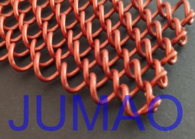 6 Mm Holes Strong Steel Mesh Curtains , Long Lasting Metal Mesh Room Divider