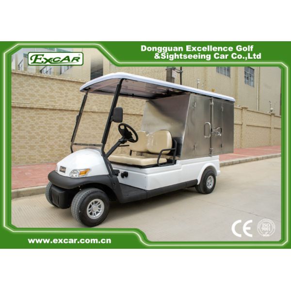 10 Inch Four Wheels Electric Golf Carts STEEL CHASSIS With 2 Seaters