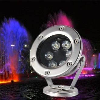6W Rgb Led Flood Lights Outdoor DC24V Underwater Park IP65 Waterproof Fountain