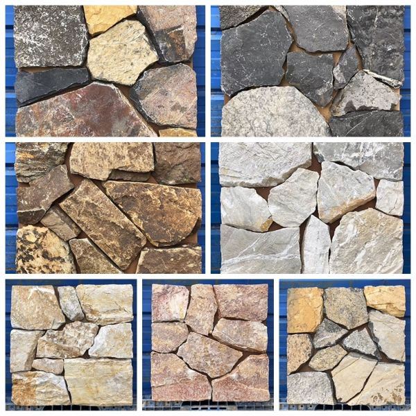 Natural Finish Slate Culture Stone Veneer Cladding for Bathroom Column Exterior and Interior Wall in Kerala Stone Panels