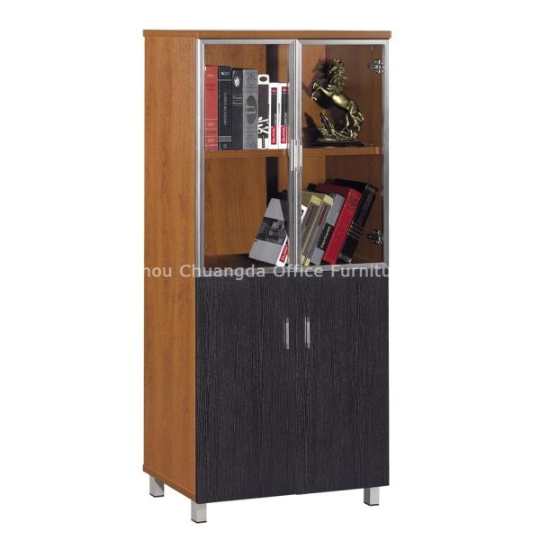 25 mm MFC Table top Wooden Storage Cabinets CD-2211 with Aluminum door