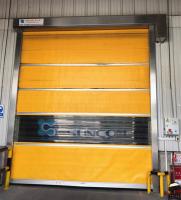 Puerta de alta velocidad industrial de alto rendimiento Bajo ruido 0,5-1,0 m/s Velocidad de cierre Iluminación opcional