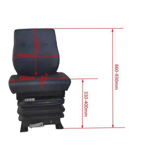 Grammer Mechanical Suspension Seat  For Mine Transport Driver With PU Cover