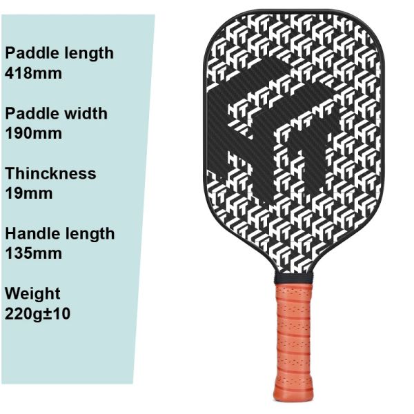 3K Carbon Fiber Pickleball Paddle With Honeycomb Core USAPA Approved