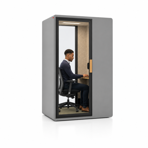 Modular Personal Soundproof Booth Isolation Executive Pod 220V