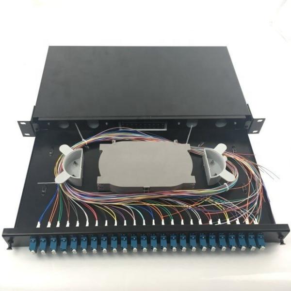 Sliding Type Waterproof LSZH Fiber Optic Patch Panel / ODF