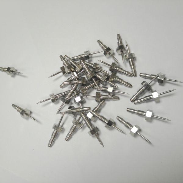 304 Stainless Steel Threaded Side Hole Needle; Puncture Needle Processing Customization