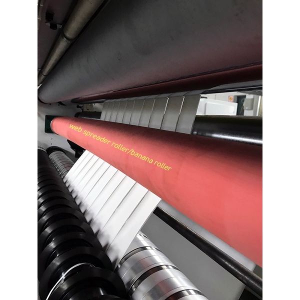 Papel térmico autoadesivo de alta velocidade que corta a máquina do rebobinamento