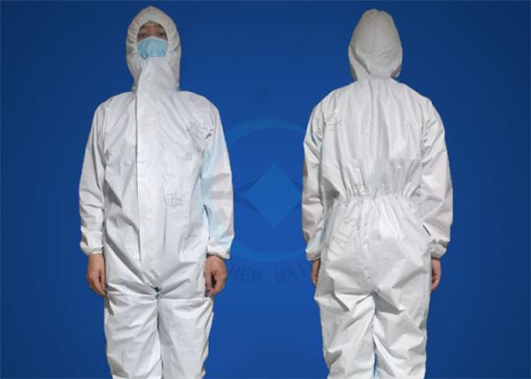 Sterilized Medical Disposable Coverall Suit With Nonwoven Microporous Film