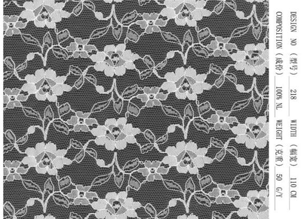 Classic White Cotton Lace Fabric , Wide Cotton Lace Trim For Home Textile