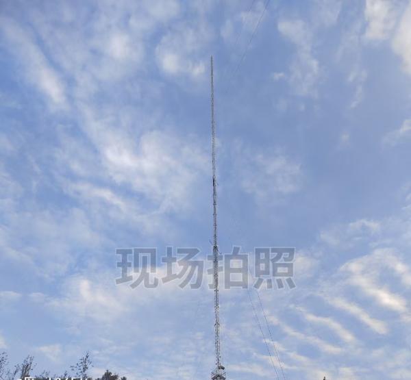 120m Triangular Telecom Network Communication Equipment Wind Measurement Guyed Tower Steel Mast with Hot Dip Galvanizing