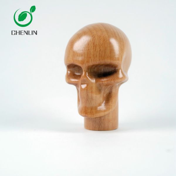 Craft Curved Animal Carved Umbrella Handle Solid Wood Material ISO9001