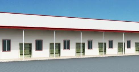 Custom PEB Steel Workshop Manufacturing Plant Warehouse Storage Application
