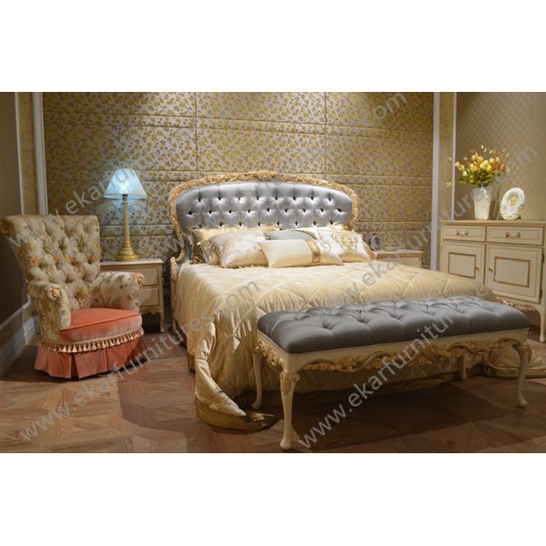 New Arrival Hand Carved French Style Master Room King Bed FB103