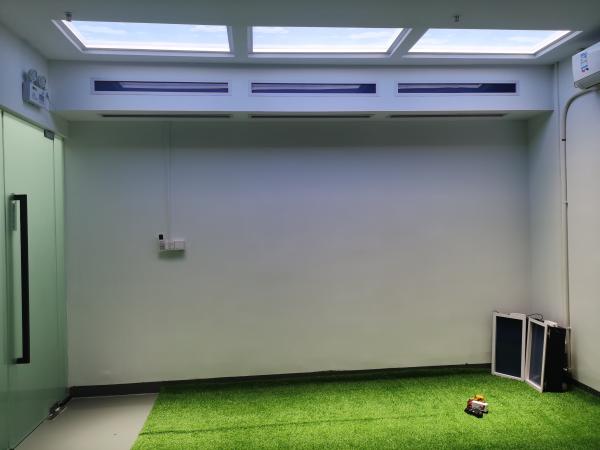 調光可能な2フィートLEDスカイライトランプ メッシュ 5.0 DALI および 0-10V 150W 5000lm+ 広範囲CCT シーンモード