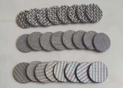 Stainless Steel Sintered Mesh Filter 0.5um 5um 20um Pore Size