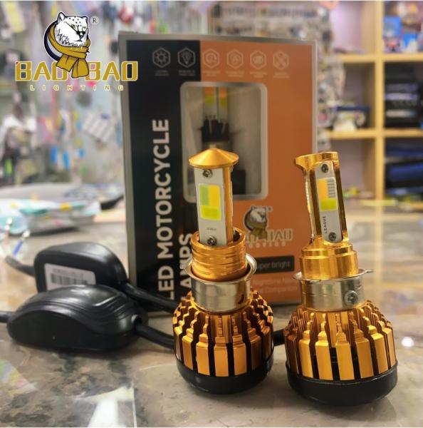 BAOBAO 25 Watts 2pcs Iron Metal 3 Colors Mini Driving Headlight Bulb for Kawasaki Gto Parts Front Fog Light Bike Modified Parts