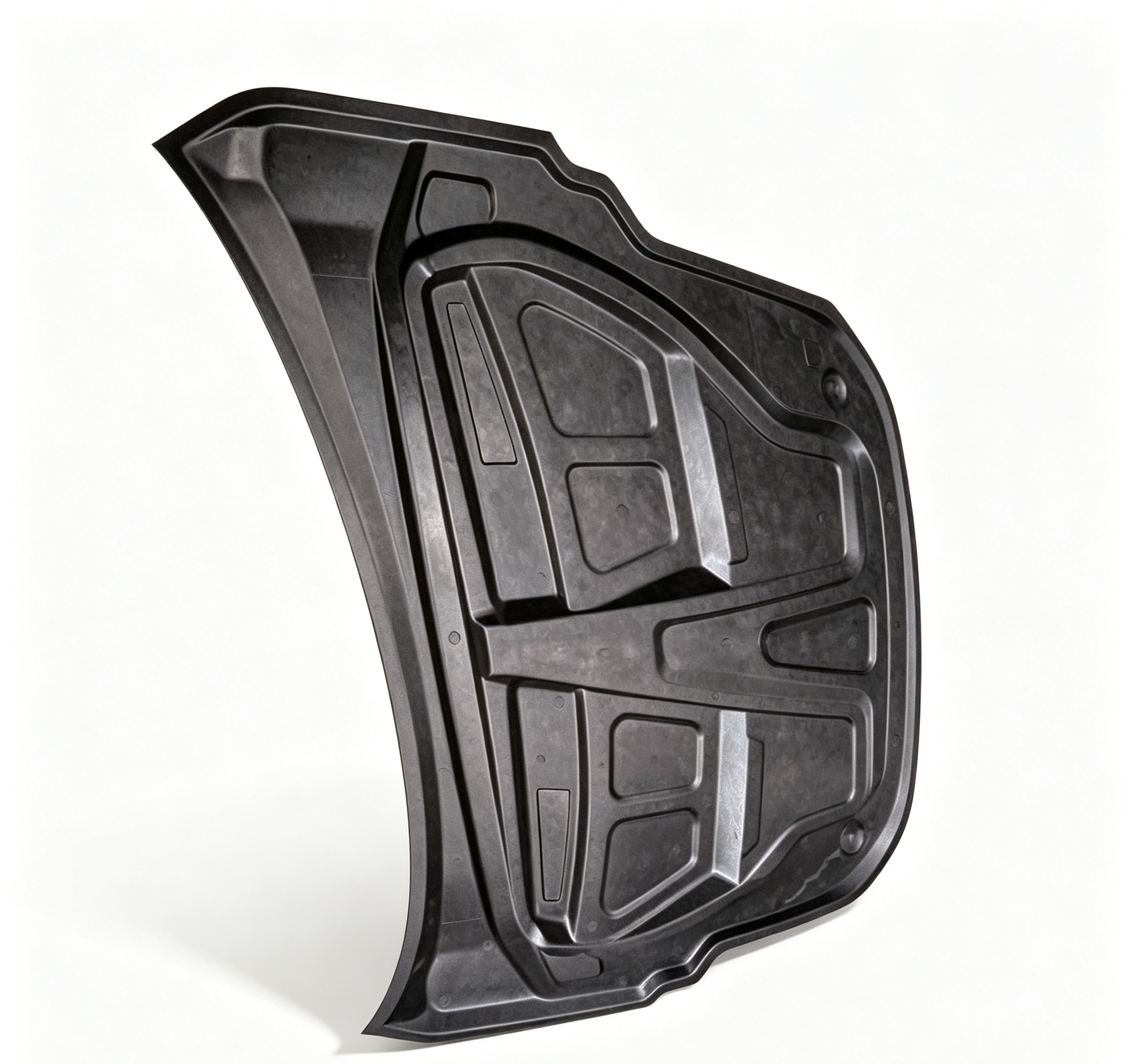 Black Automotive Hood Liner SMC Engine Hood Liner Weather Resistant