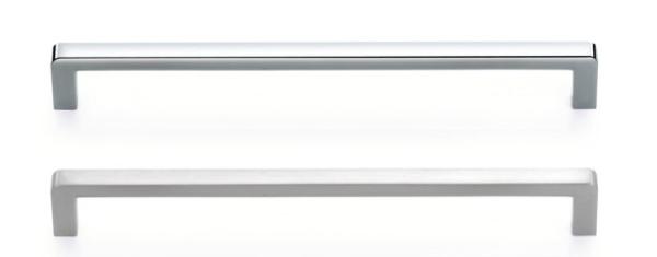 Fixed Kitchen Cabinet Door Handles , Chrome Zinc Alloy Door Handle