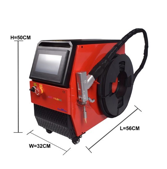 1500W 2000W 3000W Laser Welding Machine Handheld RAYCUS MAX Fiber Laser Welder Machine 5 in 1 for Cleaning Cutting Welding Metal