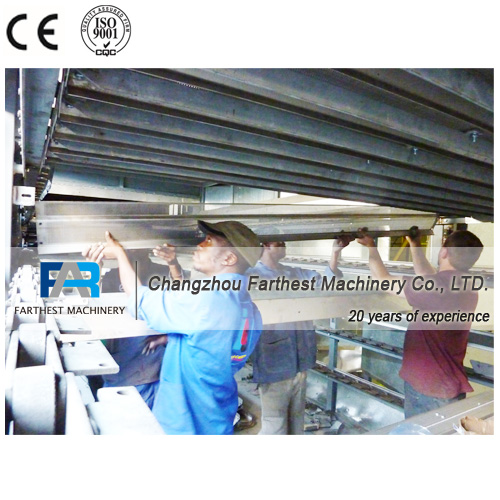 Horizontal Steel Feed Extruder Machine Circumfluent Aqua Feed Dryer 380 Voltage