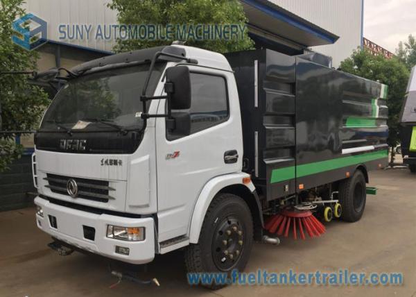 6000L Road Sweeping Vehicle / Street Sweeper Vacuum Truck With Sprinkler