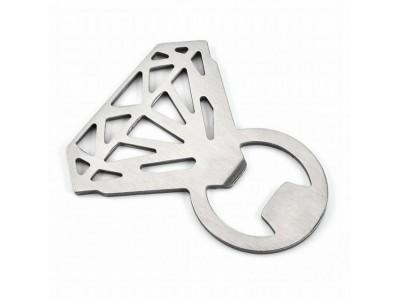 Blank Stainless Steel Man and Woman Bottle Opener,die punched man and woman, brushed metal color