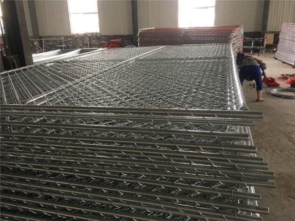 chain link temporary construction fence panels 6FT X 10F Mesh 2 3/8  x 2 3/8 ( 60mm x 60mm ) x 12 gauge wire