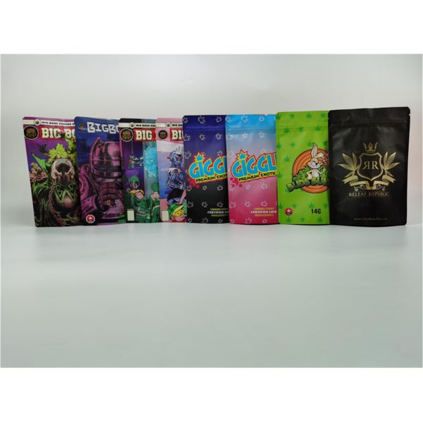 1/6 Bags Herbal Incense Packaging Moisture Proof Aluminum Plating 12C VMPET