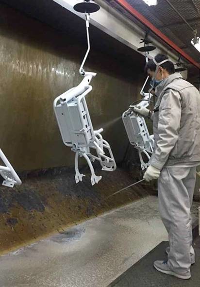 Alise a pintura Electrophoretic da resistência à ação dos agentes atmosféricos alta para o carro bonde/motocicleta