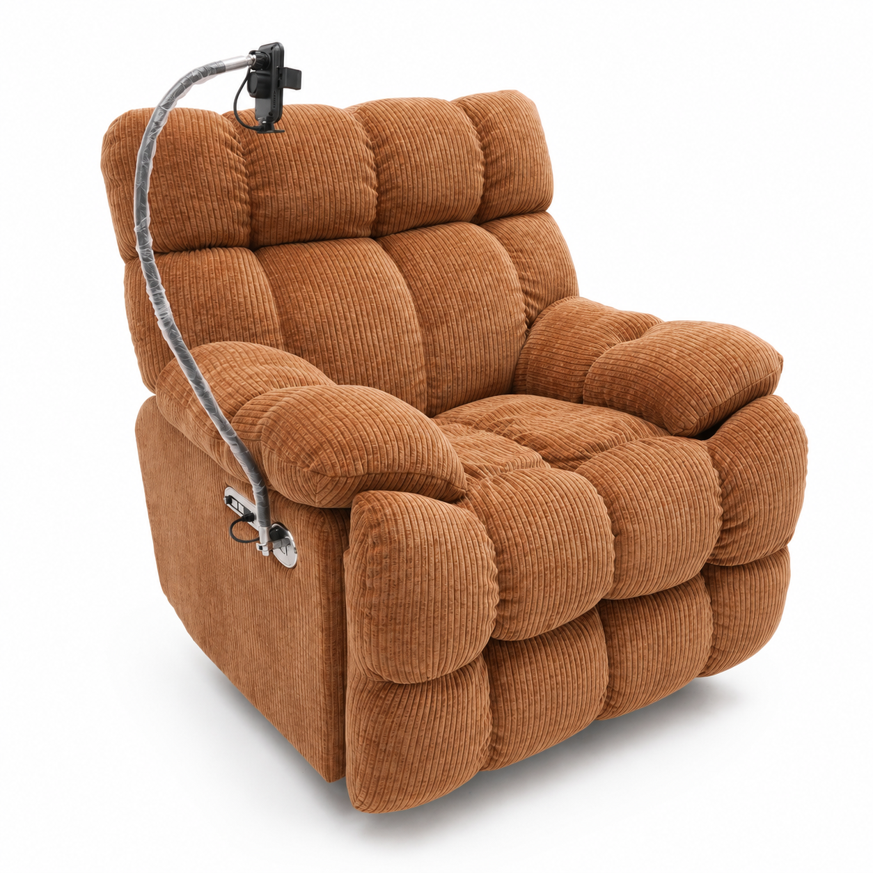 Fabric Electric Recliner Chair Zero Gravity Space Saver With High Resilience Foam