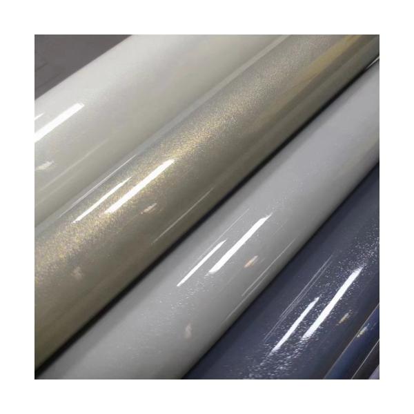 Film de meubles en PVC vinyle adhésif hautement brillant Autocollants de porte pour armoire de cuisine