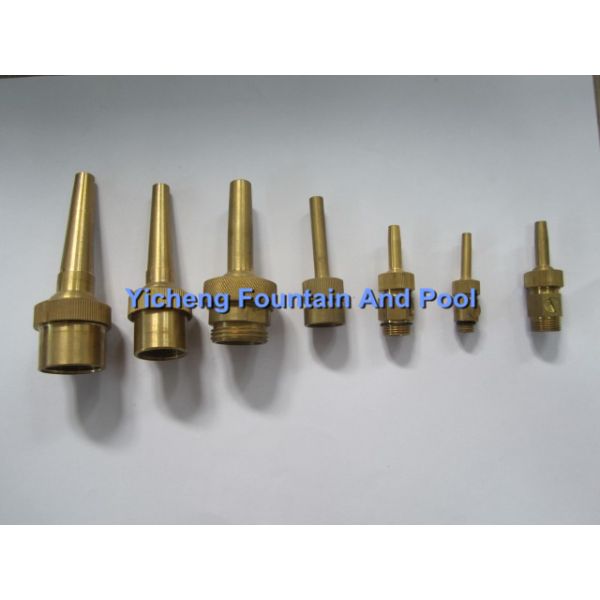 Single Shooting Pond Fountain Nozzles For Musical Fountain Straight Jetting
