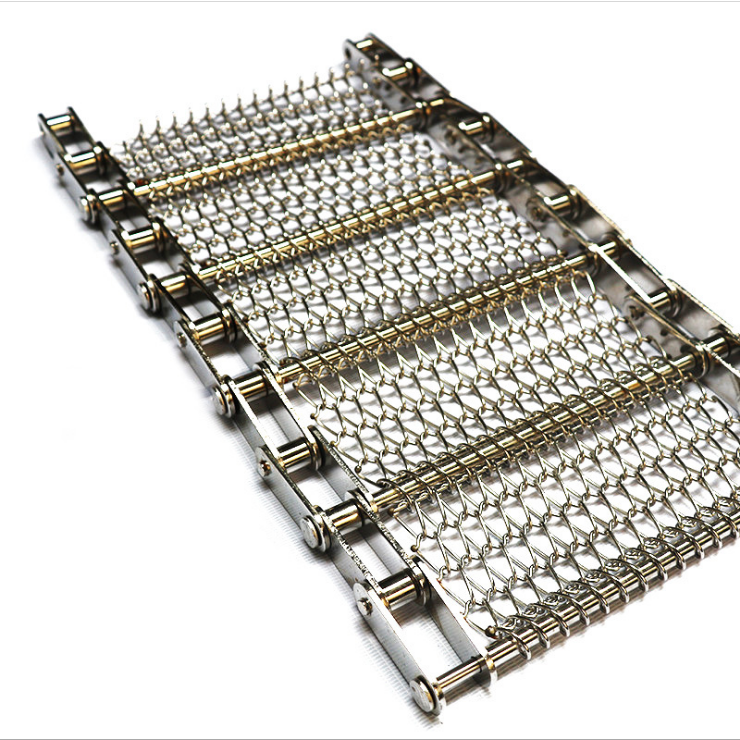 Flexible Wire Mesh Conveyor Belt Offering Excellent Tensile Strength and Resistance to Abrasion for Heavy Load Transport