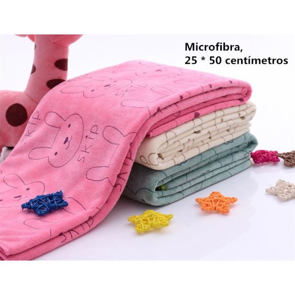 Microfiber baby towel,Brushed strong absorbent baby bath kids cartoon printing soft