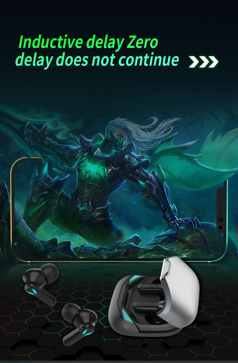 ABS True Wireless Stereo Gaming Headset In Ear Earphone RoHS